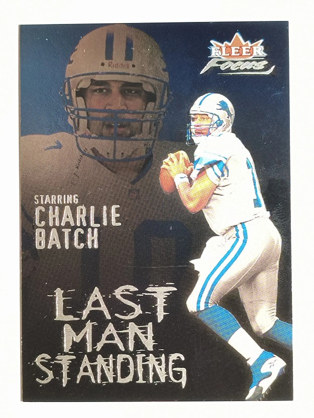 2000 Fleer Focus Last Man Standing #14 Charlie Batch