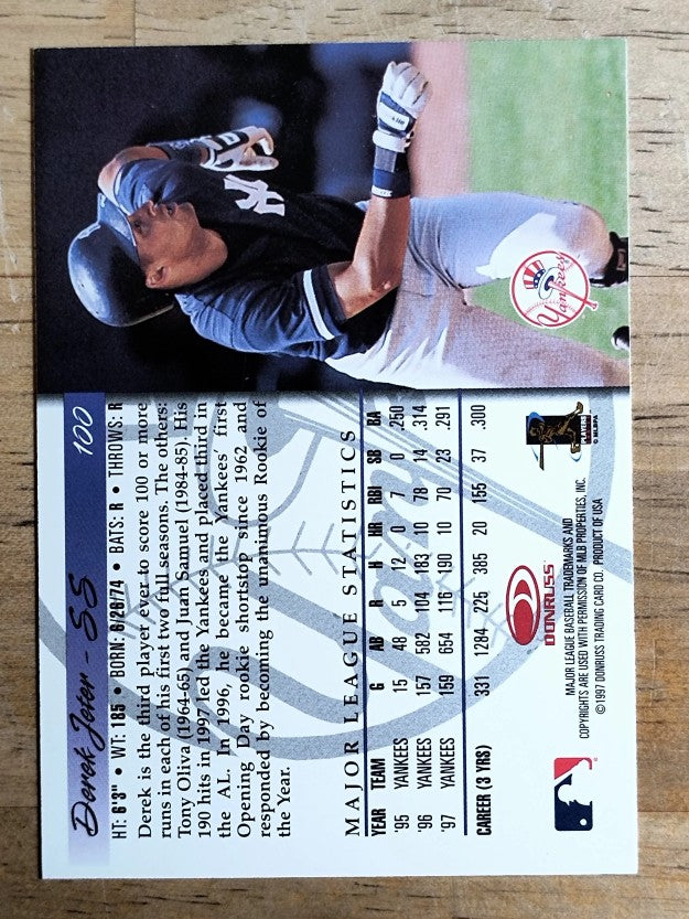 1998 Donruss #100 Derek Jeter