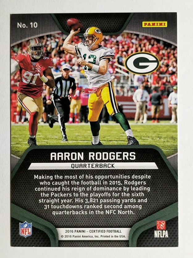 2016 Certified Skills #10 Aaron Rodgers