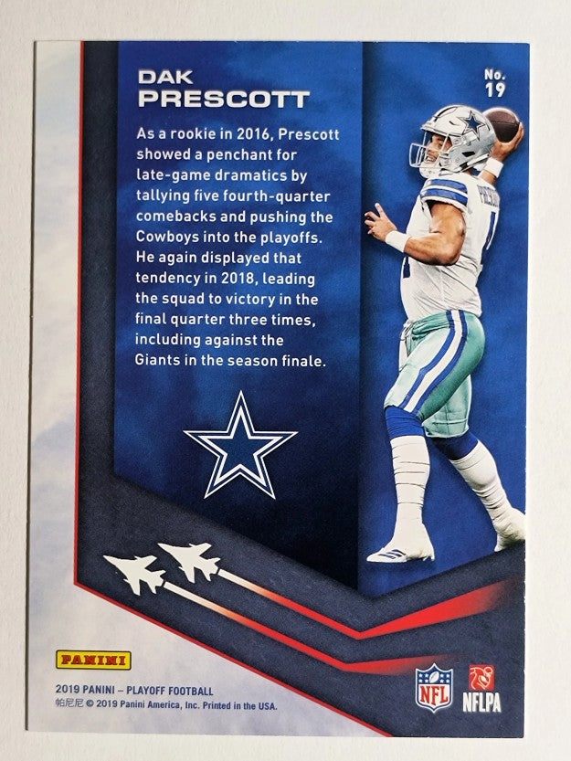 2019 Playoff Air Command #19 Dak Prescott