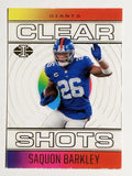 2021 Panini Illusions Clear Shots #7 Saquon Barkley