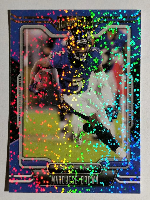2021 Panini Playbook Sparkle #8 Marquise Brown