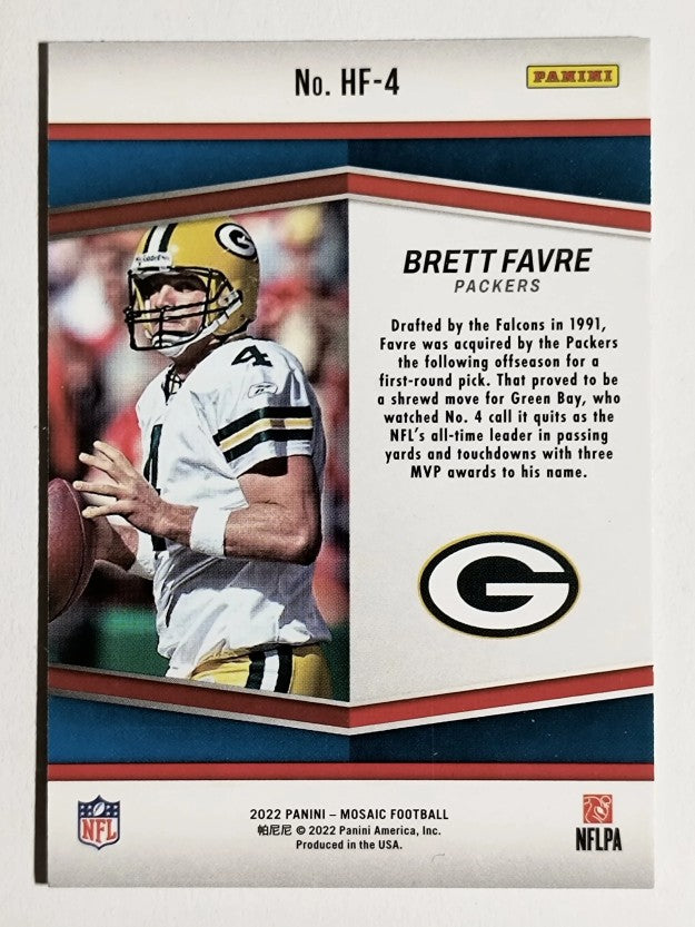 2022 Panini Mosaic HoloFame #4 Brett Favre