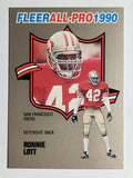 1990 Fleer All-Pros #19 Ronnie Lott