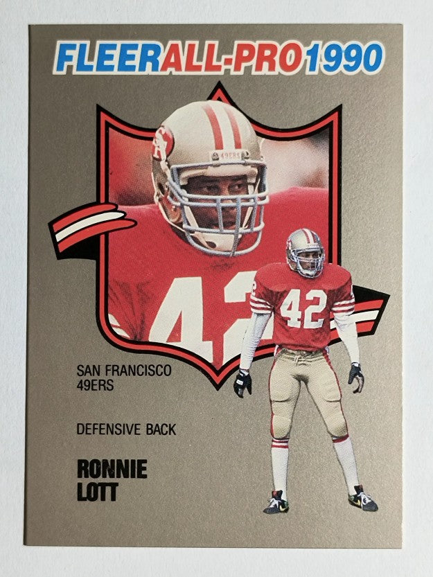 1990 Fleer All-Pros #19 Ronnie Lott