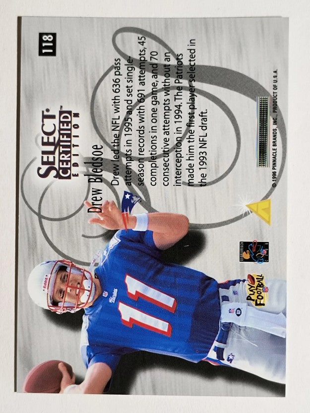 1996 Select Certified #118 Drew Bledsoe SS
