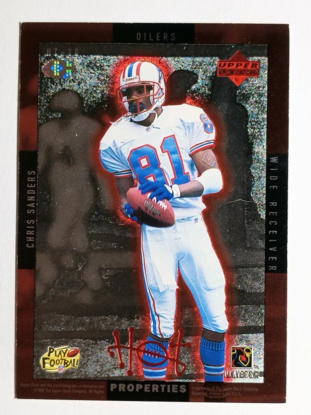 1996 Upper Deck Hot Properties #HT10 Joey Galloway/Chris Sanders (EXMT)