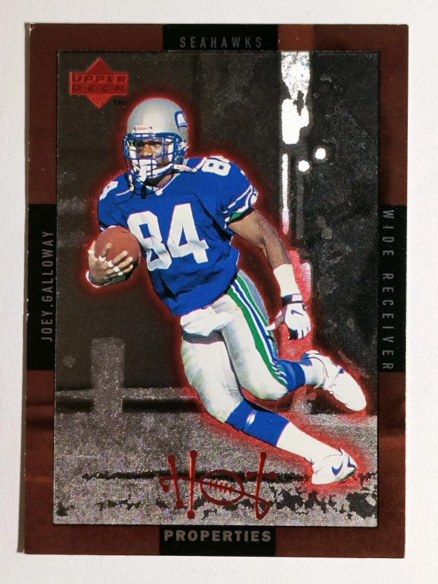 1996 Upper Deck Hot Properties #HT10 Joey Galloway/Chris Sanders (EXMT)
