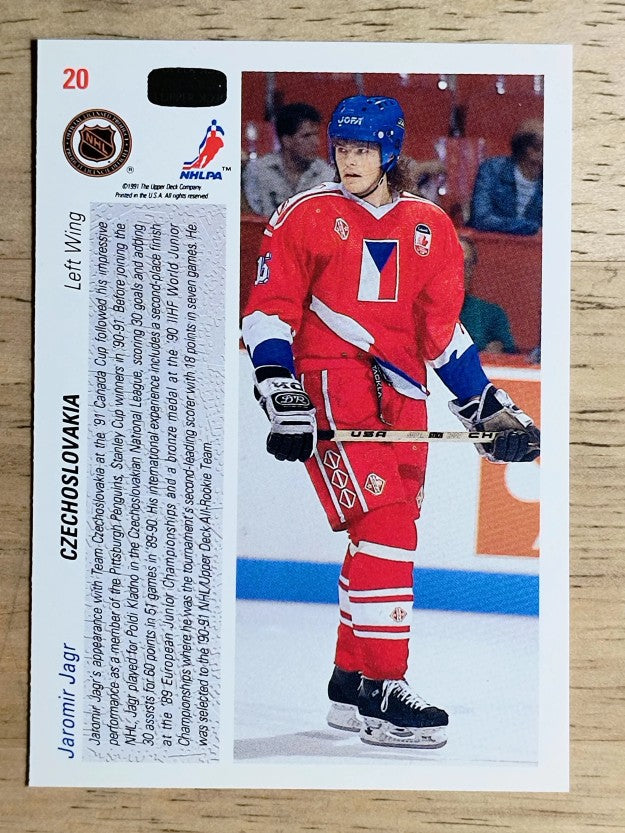 1991-92 Upper Deck #20 Jaromir Jagr CC