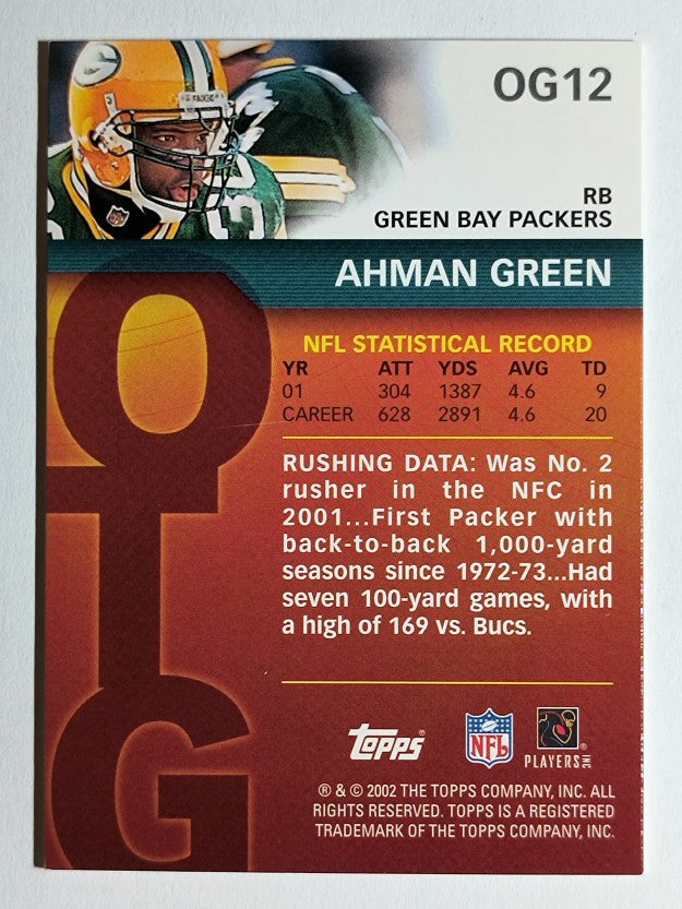 2002 Topps Own The Game #OG12 Ahman Green