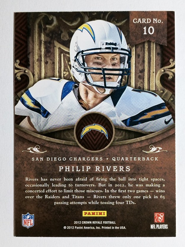 2012 Crown Royale NFL Regime #10 Philip Rivers