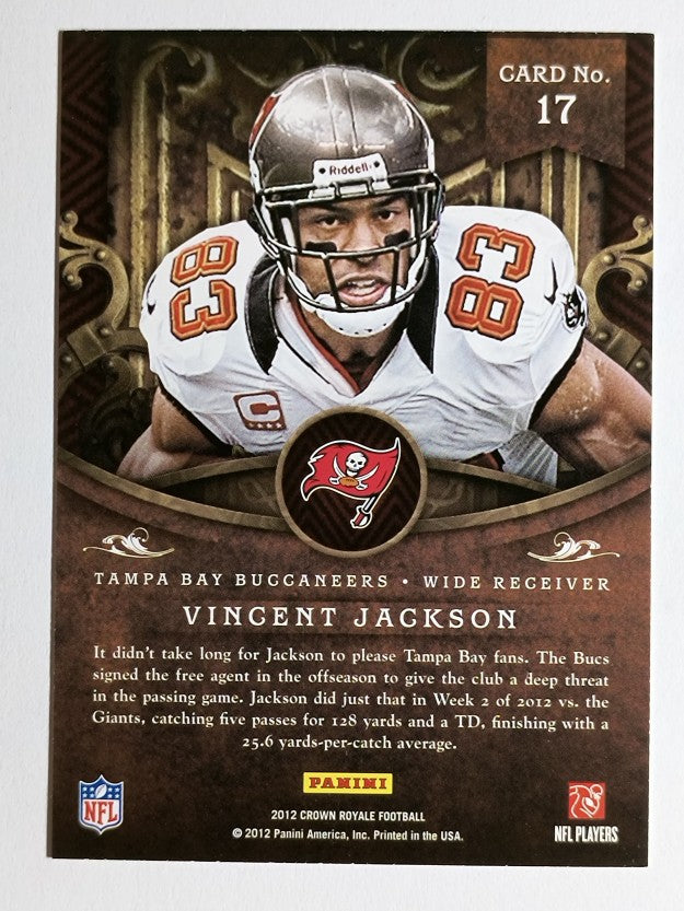 2012 Crown Royale NFL Regime #17 Vincent Jackson