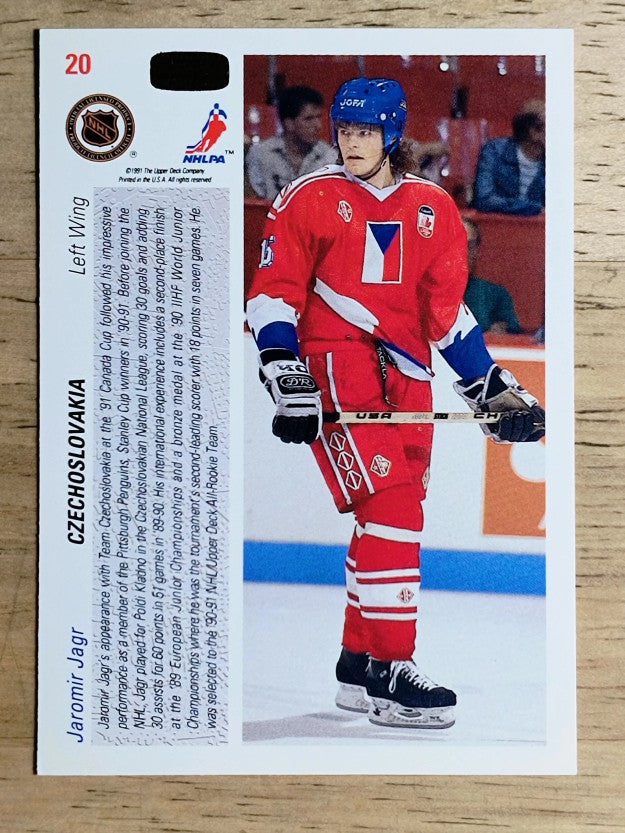 1991-92 Upper Deck #20 Jaromir Jagr CC