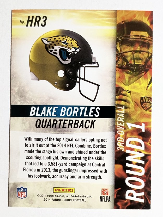 2014 Score Hot Rookies #HR3 Blake Bortles