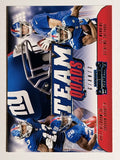 2018 Contenders Team Quads #8 Eli Manning/Saquon Barkley/Odell Beckham/Shepard