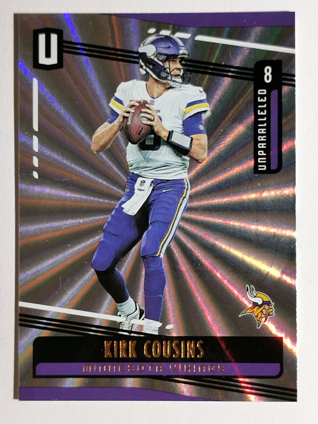 2019 Panini Unparalleled Sunburst #188 Kirk Cousins