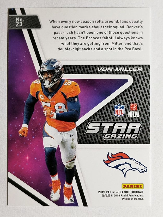 2019 Playoff Star Gazing #23 Von Miller