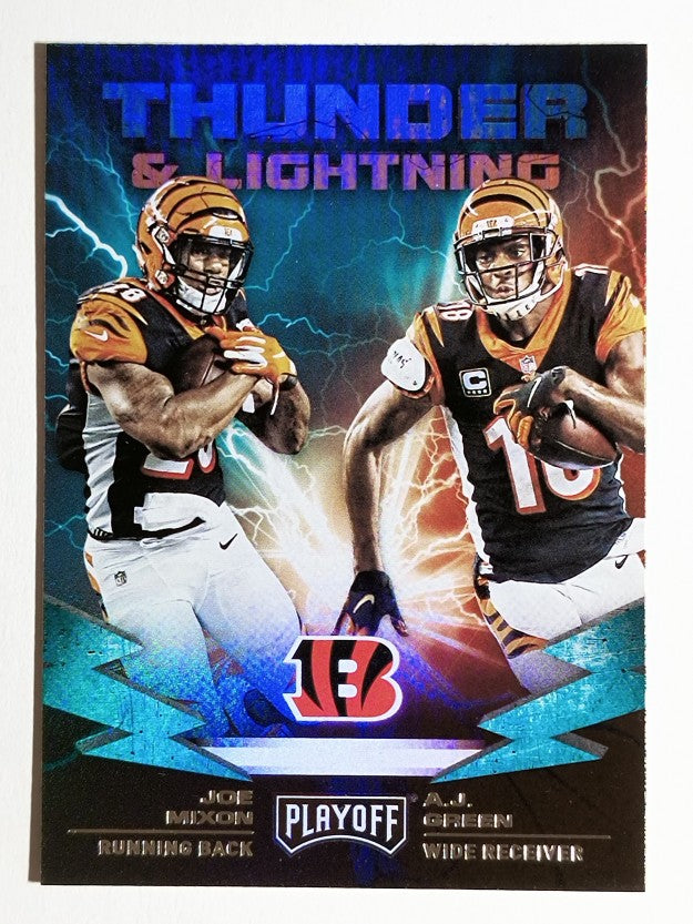 2019 Playoff Thunder and Lightning #7 Joe Mixon/A.J. Green