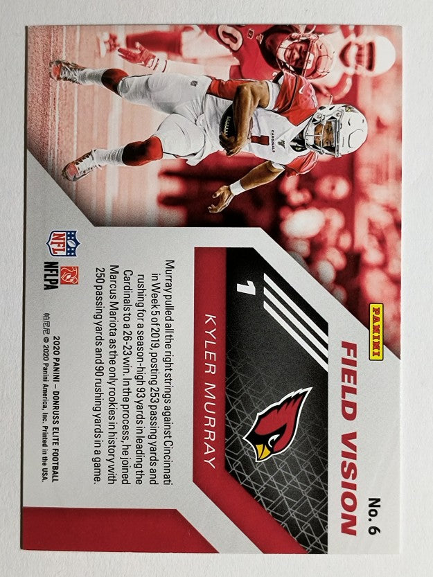 2020 Elite Field Vision Green #6 Kyler Murray