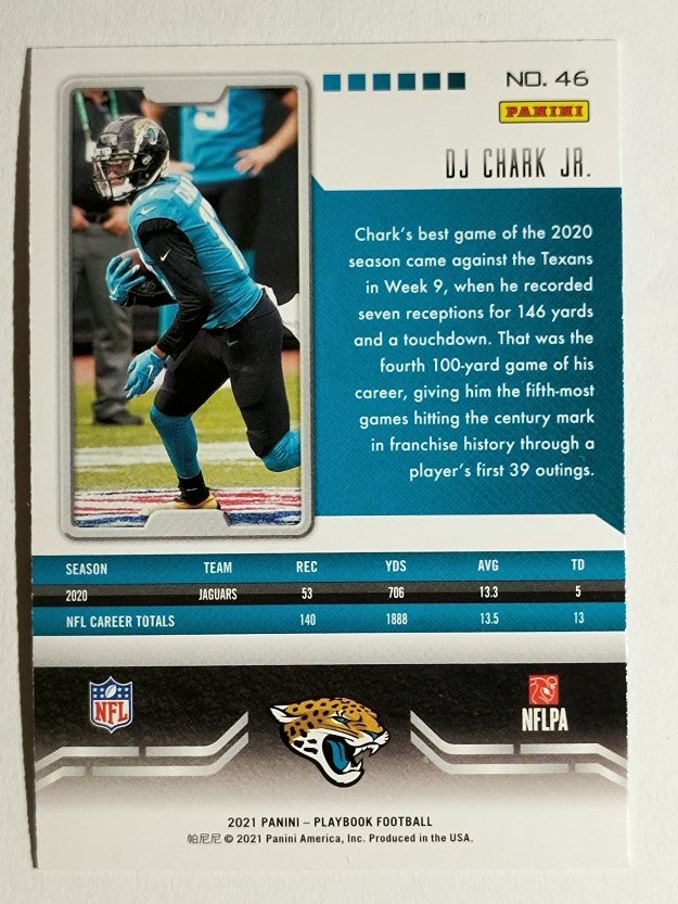 2021 Panini Playbook Mosaic #46 D.J. Chark Jr.