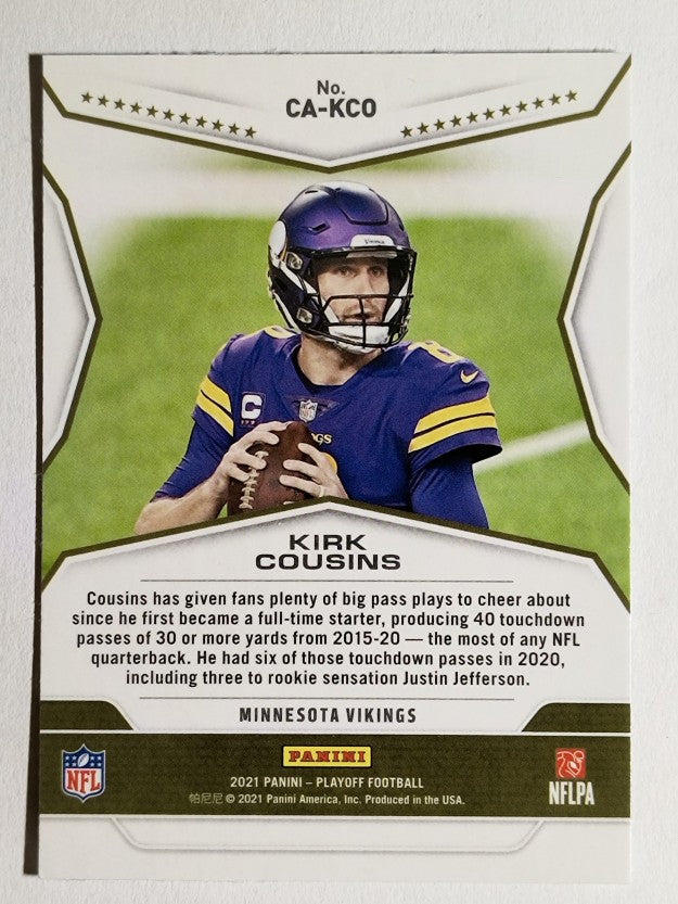2021 Playoff Call to Arms #15 Kirk Cousins