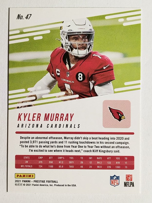 2021 Prestige Xtra Points Diamond #47 Kyler Murray