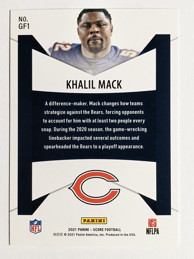 2021 Score Game Face #1 Khalil Mack