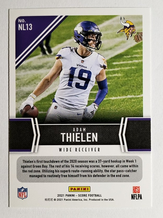 2021 Score Next Level Stats #13 Adam Thielen