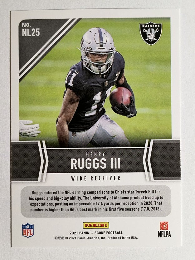 2021 Score Next Level Stats #25 Henry Ruggs III