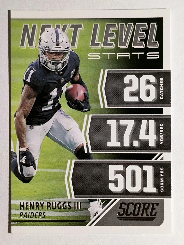 2021 Score Next Level Stats #25 Henry Ruggs III