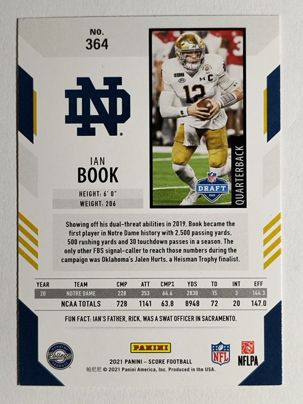 2021 Score Red #364 Ian Book