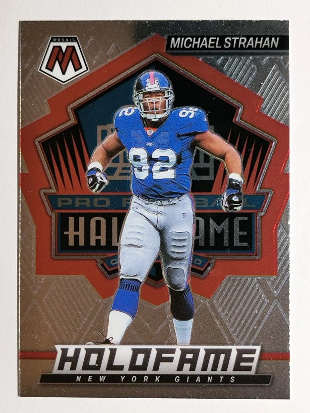 2022 Panini Mosaic HoloFame #17 Michael Strahan