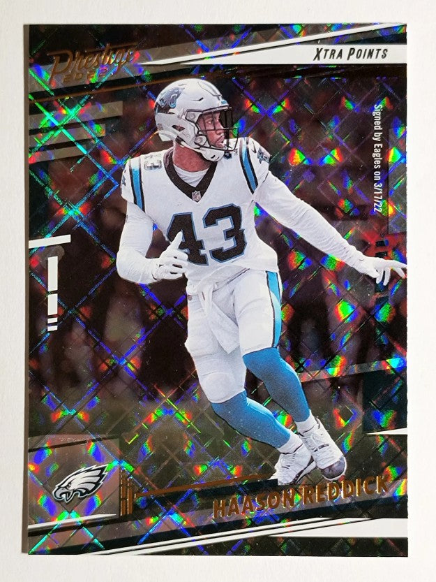 2022 Prestige Xtra Points Diamond #45 Haason Reddick
