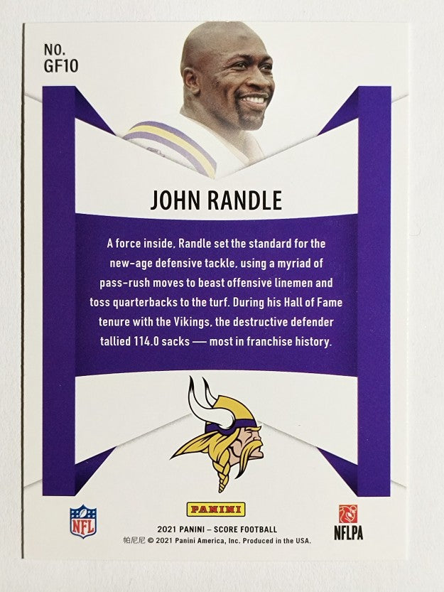2021 Score Game Face #10 John Randle