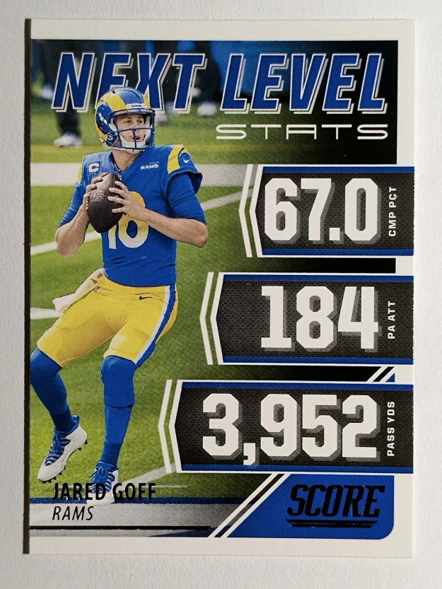 2021 Score Next Level Stats #6 Jared Goff