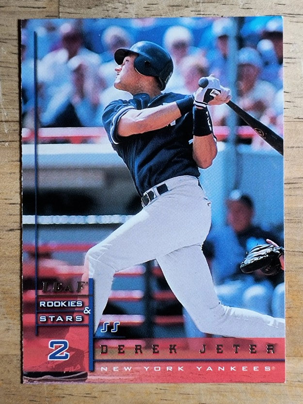1998 Leaf Rookies and Stars #34 Derek Jeter