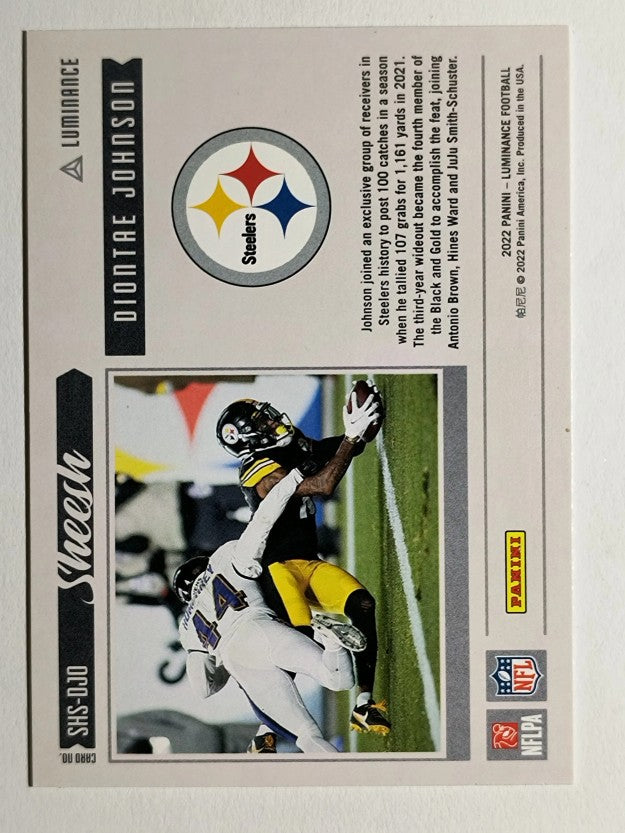 2022 Panini Luminance Sheesh #5 Diontae Johnson