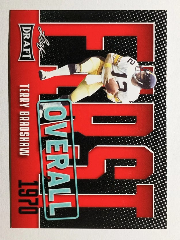 2023 Leaf Draft Red #2 Terry Bradshaw