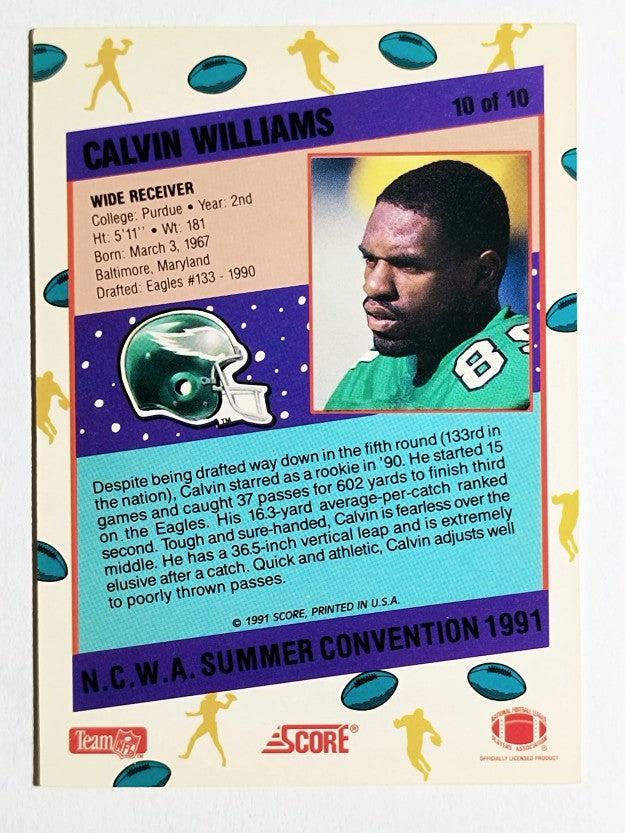 1991 Score NCWA Convention #10 Calvin Williams