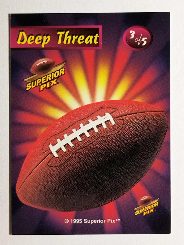 1995 Superior Pix Deep Threat #3 J.J. Stokes