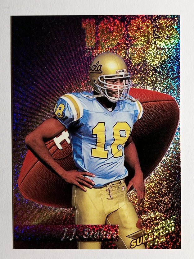 1995 Superior Pix Deep Threat #3 J.J. Stokes