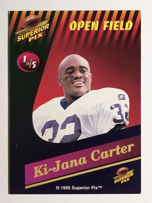 1995 Superior Pix Open Field #1 Ki-Jana Carter