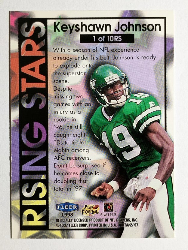 1997 Ultra Rising Stars #1 Keyshawn Johnson