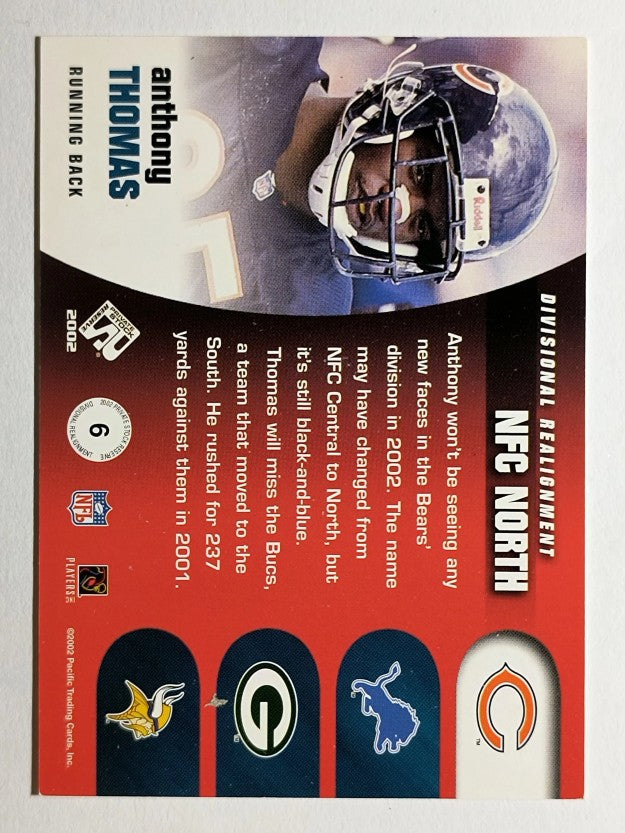 2002 Private Stock Divisional Realignment #6 Anthony Thomas (NM)