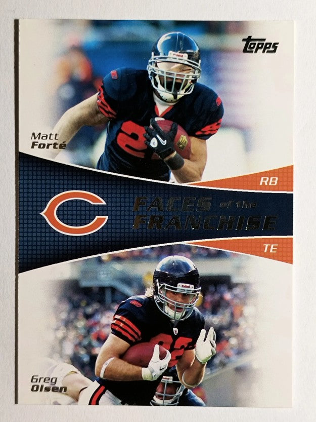 2011 Topps Faces of the Franchise #FO Matt Forte/Greg Olsen