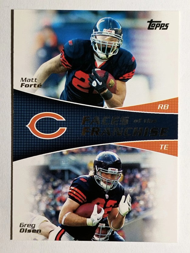 2011 Topps Faces of the Franchise #FO Matt Forte/Greg Olsen