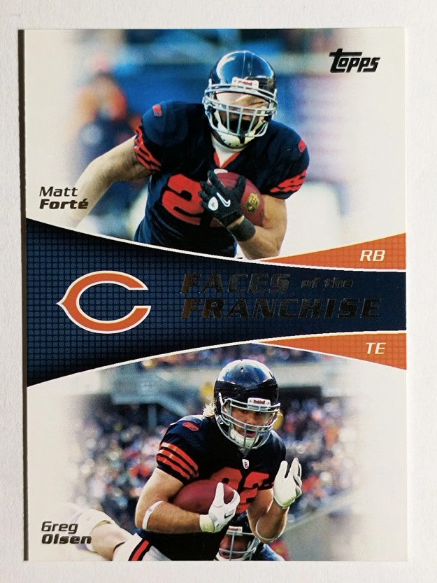 2011 Topps Faces of the Franchise #FO Matt Forte/Greg Olsen
