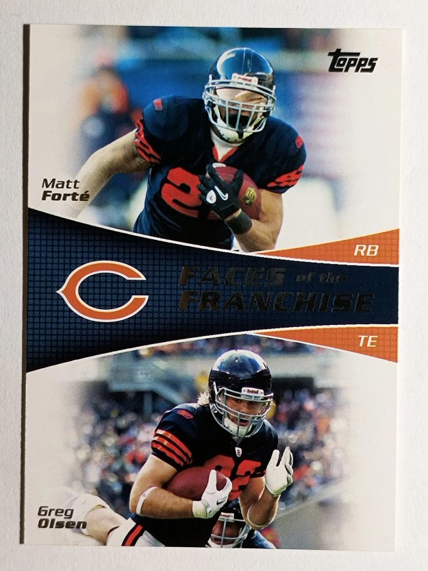 2011 Topps Faces of the Franchise #FO Matt Forte/Greg Olsen