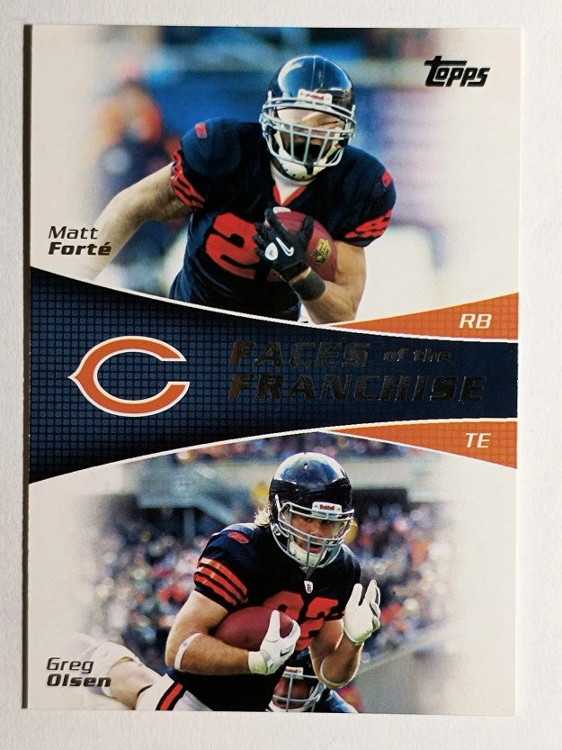2011 Topps Faces of the Franchise #FO Matt Forte/Greg Olsen