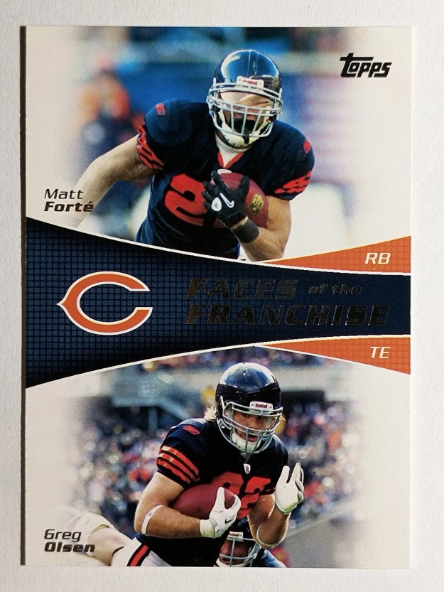2011 Topps Faces of the Franchise #FO Matt Forte/Greg Olsen